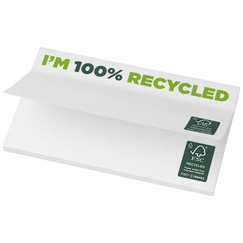 Recycelte Haftnotizen 127x75 mm von Signalshop.de, individuell bedruckbar, ideal als Werbeartikel.