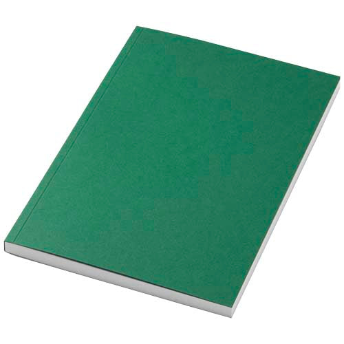 Grünes A5 Softcover Notizbuch mit 100 Blatt, individuell gestaltbar, Signalshop.de Werbeartikel, Werbegeschenke.