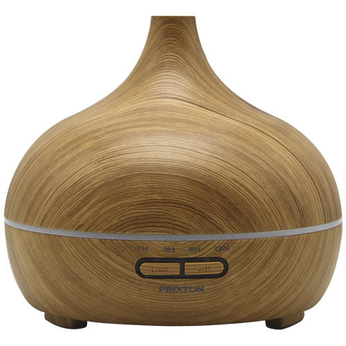 Prixton Hidra Luftbefeuchter in Holzoptik, rund, individuell gestaltbar, Signalshop.de Werbeartikel, Diffuser.