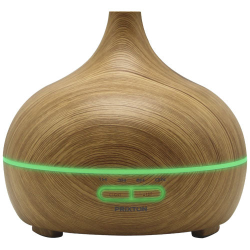 Holzoptik Prixton Hidra Luftbefeuchter mit LED-Leiste, individuell gestaltbar, erhältlich bei Signalshop.de, Werbeartikel, Werbegeschenke, Werbemittel, Giveaway.