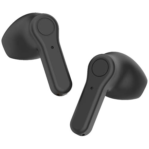 Schwarze Prixton TWS155 Bluetooth Ohrhörer, individuell bedruckbar, erhältlich bei Signalshop.de, Werbeartikel, Werbegeschenke.