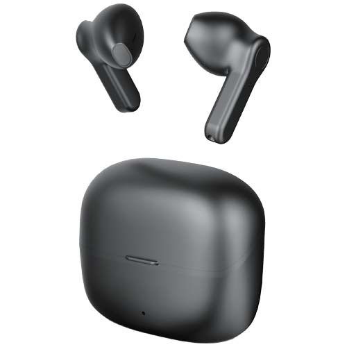 Prixton TWS155 Bluetooth Ohrhörer in Schwarz, individuell gestaltbar, ideal als Werbeartikel von Signalshop.de
