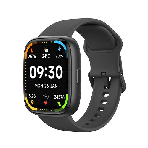 Prixton Alexa SWB29 Smartwatch in Schwarz, individuell gestaltbar, Signalshop.de, Werbeartikel, Werbegeschenke, Werbemittel, Giveaway.