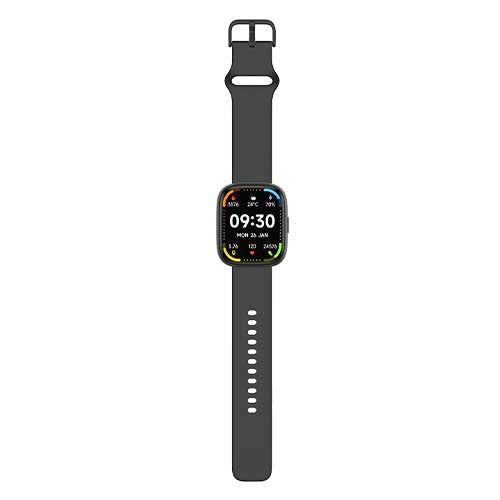 Prixton Alexa SWB29 Smartwatch mit schwarzem Armband, individuell gestaltbar, erhältlich bei Signalshop.de. Werbeartikel, Werbegeschenke, Werbemittel, Giveaway.