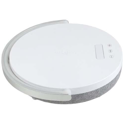 Prixton 4-in-1 Bluetooth-Lautsprecher in Weiß mit LED-Licht und Ladefunktion, individuell gestaltbar, Signalshop.de Werbeartikel.
