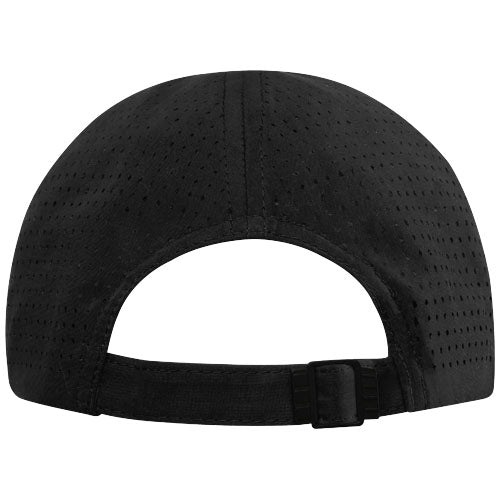 Schwarze Mica GRS recycelte Cool Fit Kappe, individuell gestaltbar, erh4ltlich bei Signalshop.de fr Werbeartikel.