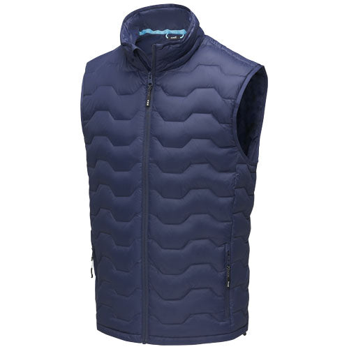 Navyfarbener Epidote GRS Daunen-Bodywarmer aus recyceltem Material, individuell bedruckbar, Signalshop.de Werbeartikel.