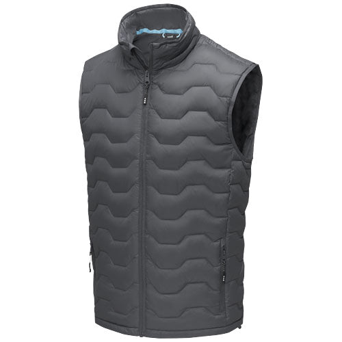 Grauer Epidote GRS Daunen-Bodywarmer aus recyceltem Material, individuell bedruckbar, Signalshop.de Werbeartikel.