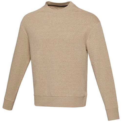 Beiger Jet Unisex Aware™ Pullover aus recyceltem Material, individuell bedruckbar, erhältlich bei Signalshop.de als Werbeartikel.