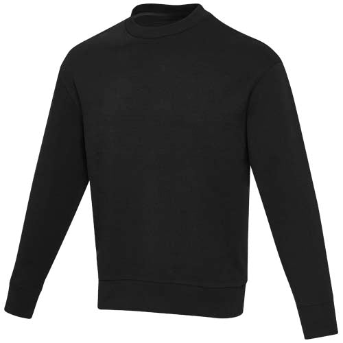 Jet Unisex Aware™ Pullover aus recyceltem Material in Schwarz, individualisierbar mit Logo, bei Signalshop.de Werbeartikel.