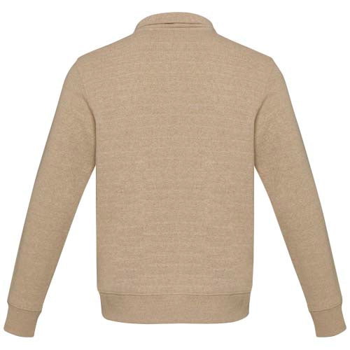 Beiger Tin Aware™ Half-Zip Pullover aus recyceltem Material, unisex, individuell bedruckbar bei Signalshop.de, Werbeartikel.