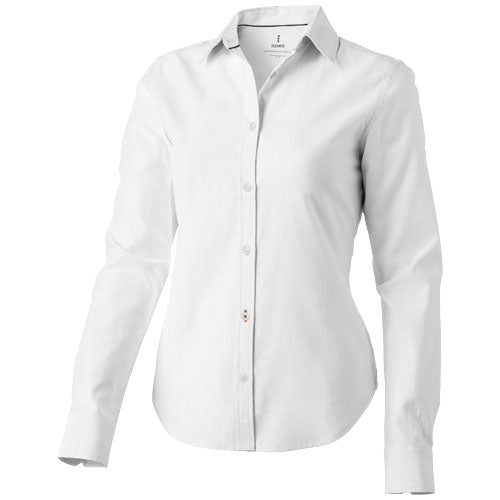 Weiße Vaillant langärmlige Bluse individuell bedruckbar, Signalshop.de Werbeartikel, Werbegeschenke, Werbemittel, Giveaway