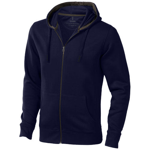Arora Kapuzensweatjacke für Herren in Dunkelblau, individuell gestaltbar mit Logo, Signalshop.de Werbeartikel.