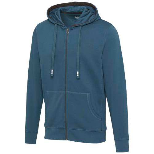 Blaue Arora Kapuzensweatjacke f5cr Herren mit Rei5fverschluss, individuell gestaltbar, Signalshop.de Werbeartikel.