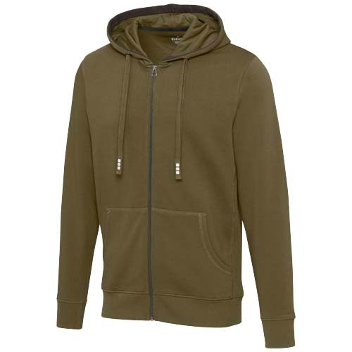 Olive Arora Kapuzensweatjacke für Herren, individuell gestaltbar, erhältlich bei Signalshop.de, Werbeartikel.