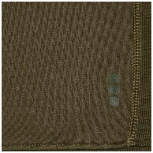 Braune Arora Kapuzensweatjacke für Herren aus Strick mit Logo, individuell gestaltbar bei Signalshop.de, Werbeartikel.