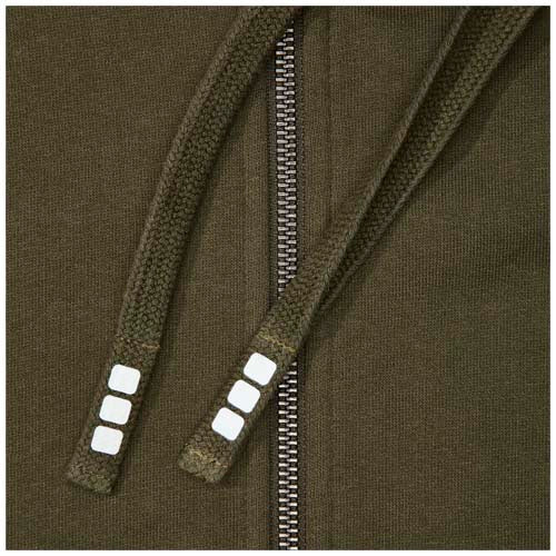 Arora Kapuzensweatjacke in Olivgrün mit Reißverschluss, individuell gestaltbar, von Signalshop.de, Werbeartikel.
