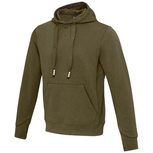Olivegrüner Laguna Unisex Hoodie aus Baumwolle, individuell gestaltbar mit Logo, erhältlich bei Signalshop.de, idealer Werbeartikel.