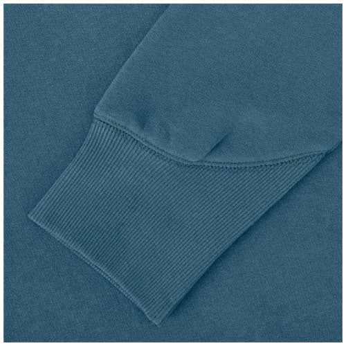 Laguna Unisex Hoodie in Blau mit Rippbündchen, individuell bedruckbar, erhältlich bei Signalshop.de als Werbeartikel.
