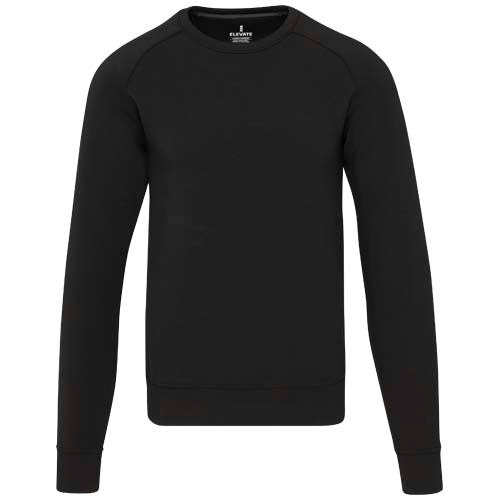 Schwarzer Yukon Sportpullover aus Interlock Strick, unisex, individuell mit Logo gestaltbar, Signalshop.de Werbeartikel.
