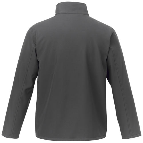 Graue Orion Softshelljacke für Herren von Signalshop.de, individuell gestaltbar, ideal als Werbegeschenk.