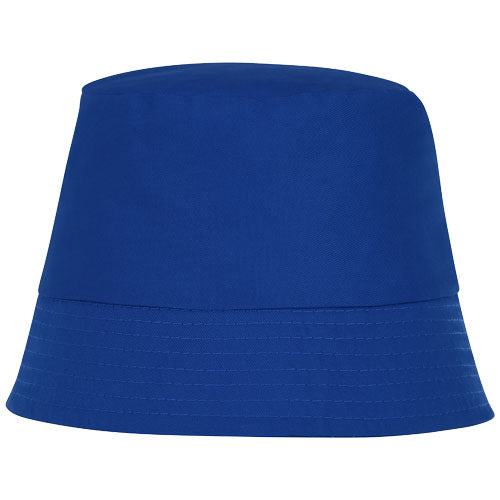 Blauer Solaris Sonnenhut aus Baumwolle, individuell gestaltbar mit Logo bei Signalshop.de; Werbeartikel, Werbegeschenke, Werbemittel, Giveaway.