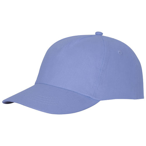 Feniks 5-Panel-Kappe in Blau, individuell mit Logo gestaltbar, erhältlich bei Signalshop.de als Werbeartikel.