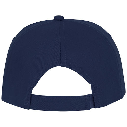 Styx-Kappe in Blau mit 5 Segmenten und Sandwichschirm, individuell gestaltbar, erhältlich bei Signalshop.de, Werbeartikel, Werbegeschenke, Werbemittel, Giveaway.