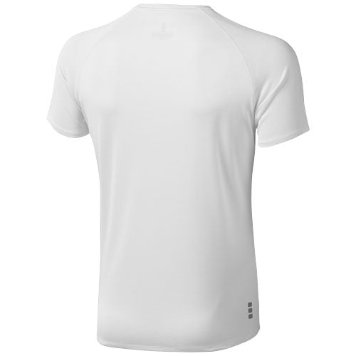 Weißes Niagara Cool-fit T-Shirt für Herren, individuell bedruckbar, erhältlich bei Signalshop.de als Werbeartikel.