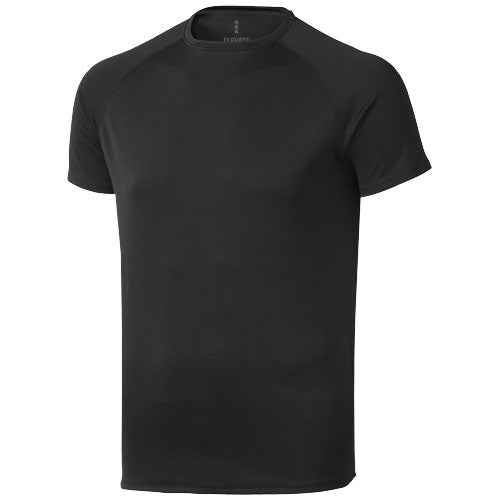 Schwarzes Niagara Cool-fit T-Shirt für Herren von Signalshop.de, individuell bedruckbar, ideal als Werbeartikel.