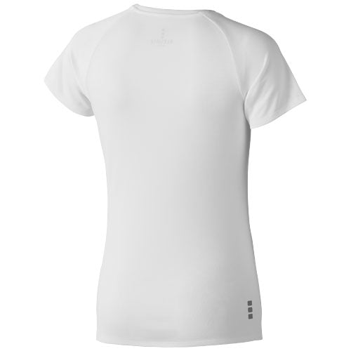 Niagara Damen Cool-fit T-Shirt in Weiß, ideal für Sport, individuell mit Logo bedruckbar, bei Signalshop.de erhältlich.