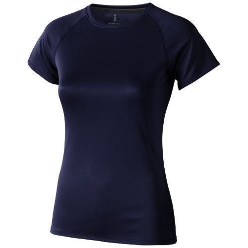 Damen Cool-fit T-Shirt in Dunkelblau von Signalshop.de, individuell mit Logo bedruckbar; Werbeartikel, Werbegeschenke.