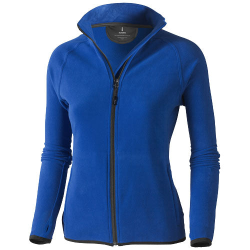 Blaue Brossard Fleecejacke für Damen mit Reißverschluss, individuell bedruckbar bei Signalshop.de. Werbeartikel.