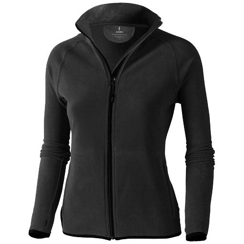 Brossard Fleecejacke für Damen in Schwarz, mit durchgehendem Reißverschluss, individuell bedruckbar bei Signalshop.de; Werbeartikel, Werbegeschenke, Werbemittel, Giveaway.