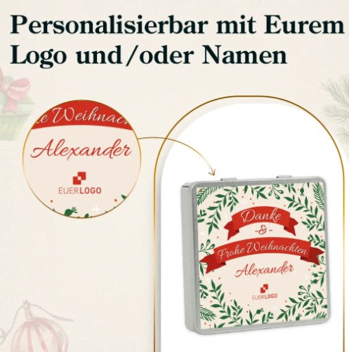 Weihnachtsdose „Danke & Frohe Weihnachten“