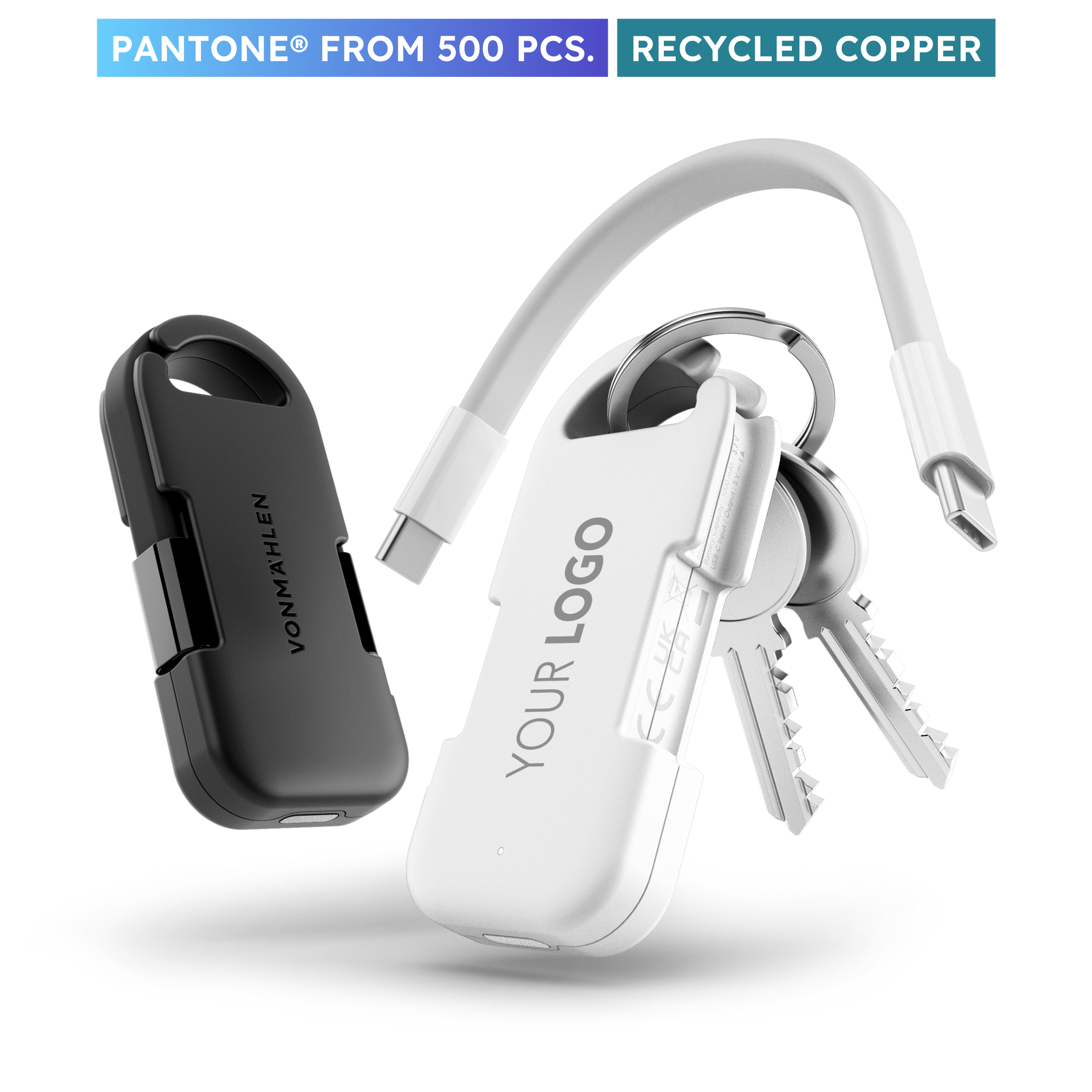EVERGREEN GO- Powerbank Schlüsselanhänger 1000 mAh