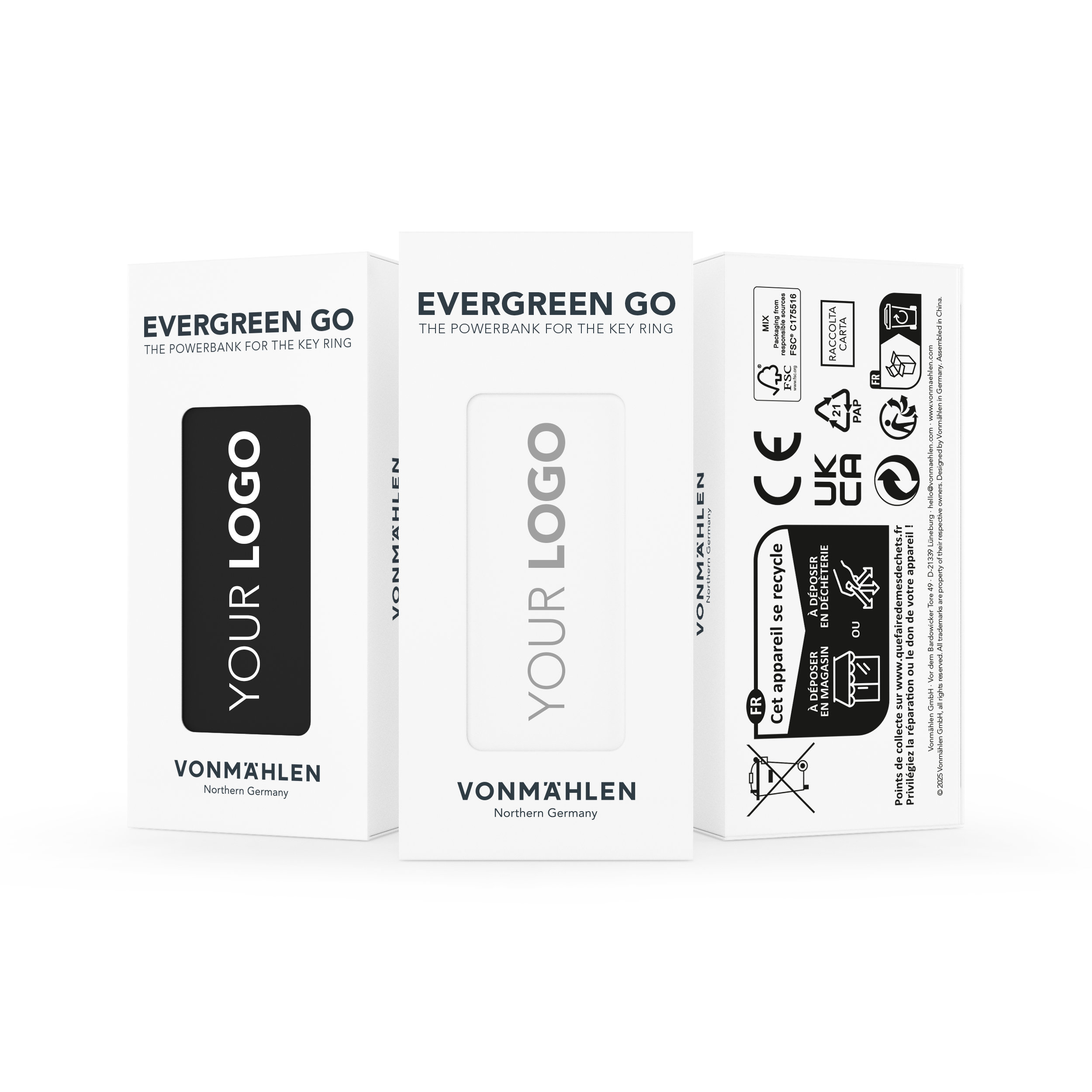 EVERGREEN GO- Powerbank Schlüsselanhänger 1000 mAh