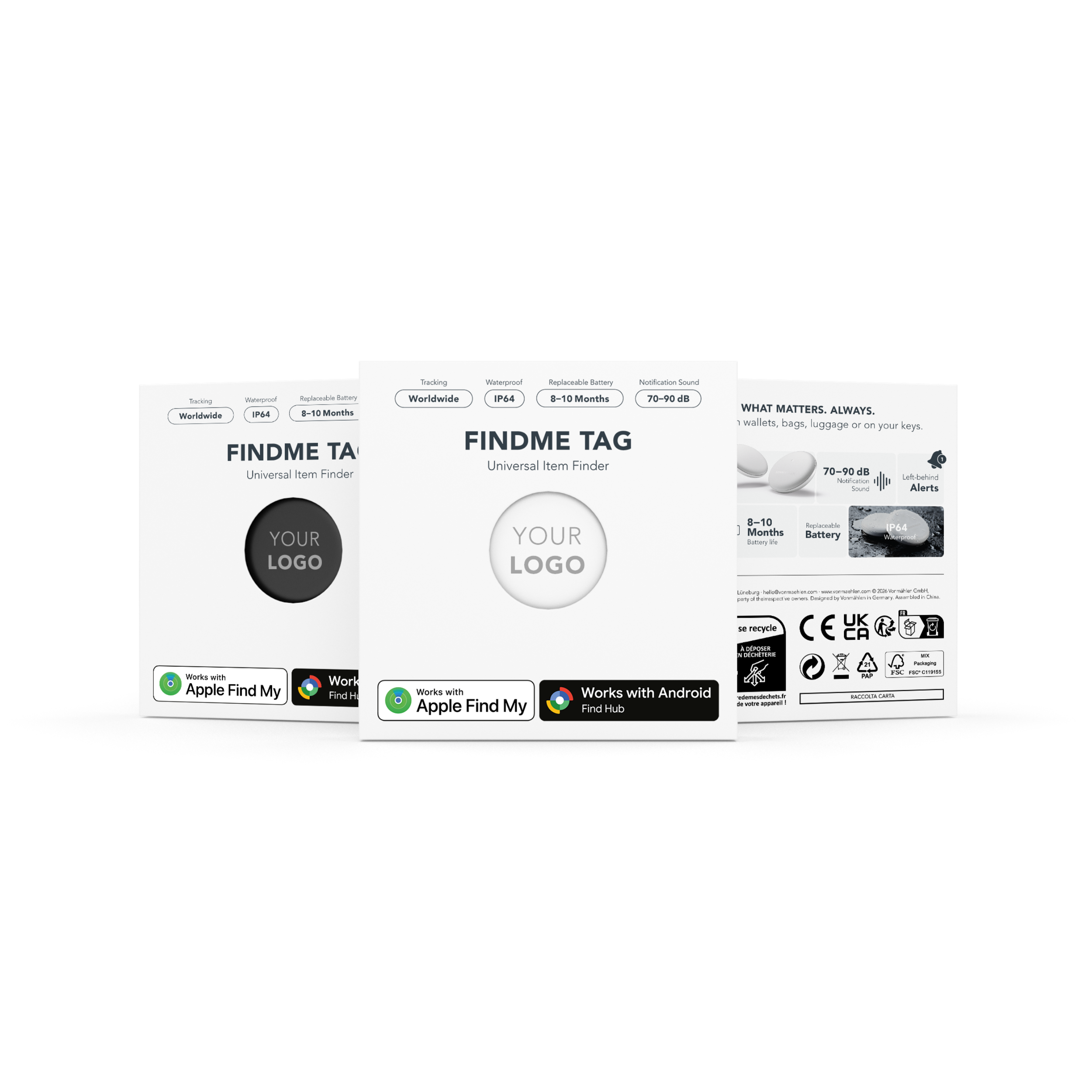 FINDME TAG – Smarter Bluetooth-Tracker mit Apple