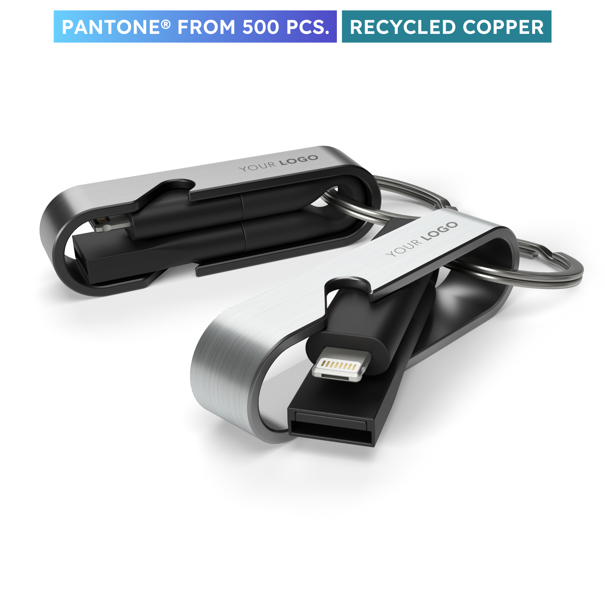 HIGH SIX - 6-in-1 Ladekabel mit Logo