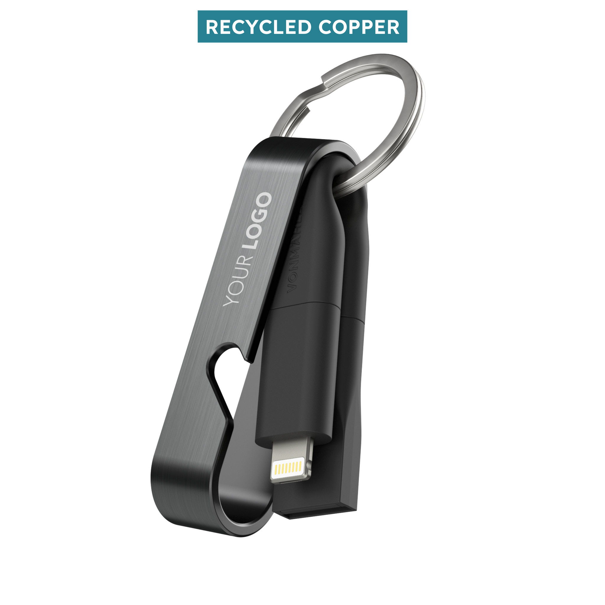 HIGH SIX - 6-in-1 Ladekabel mit Logo