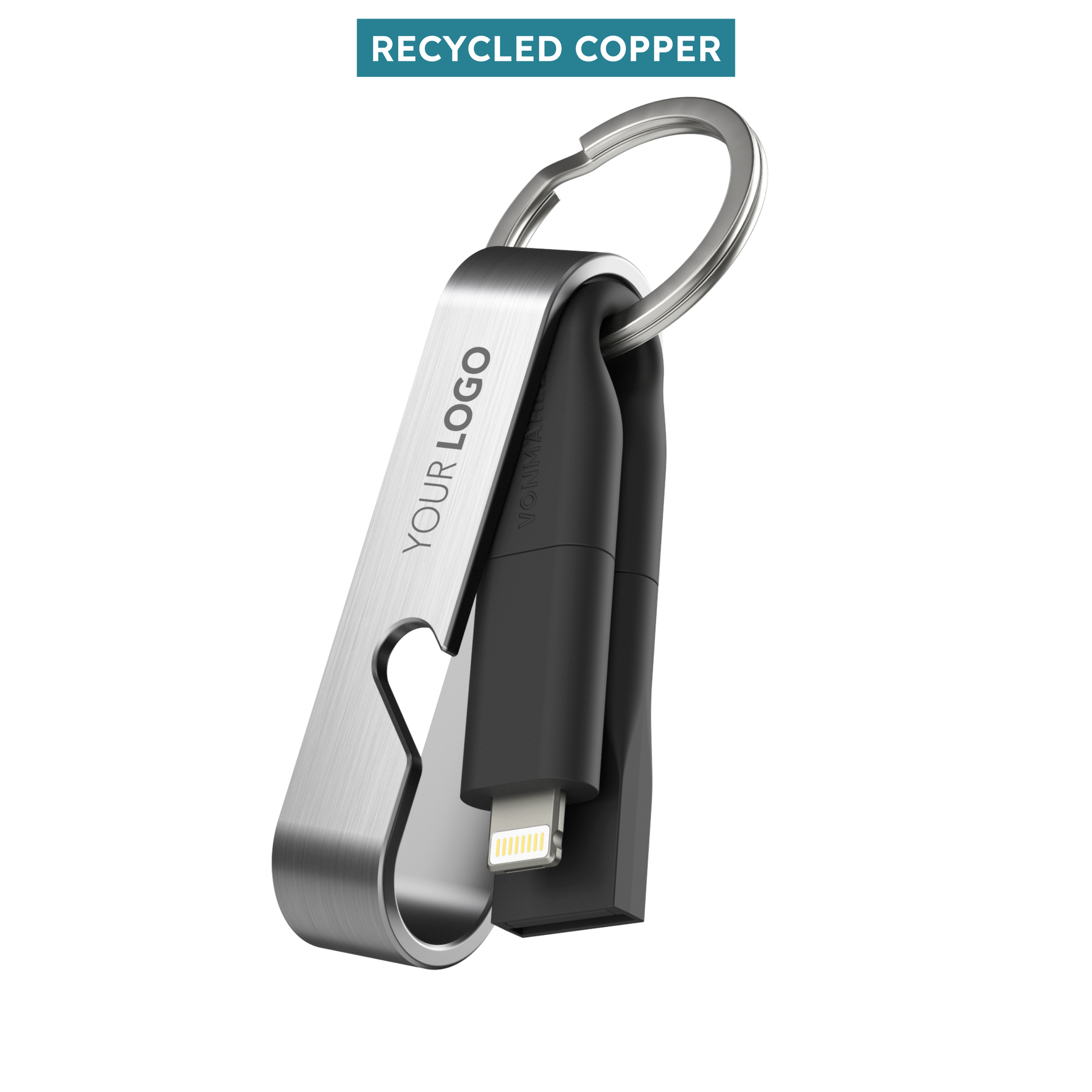 HIGH SIX - 6-in-1 Ladekabel mit Logo