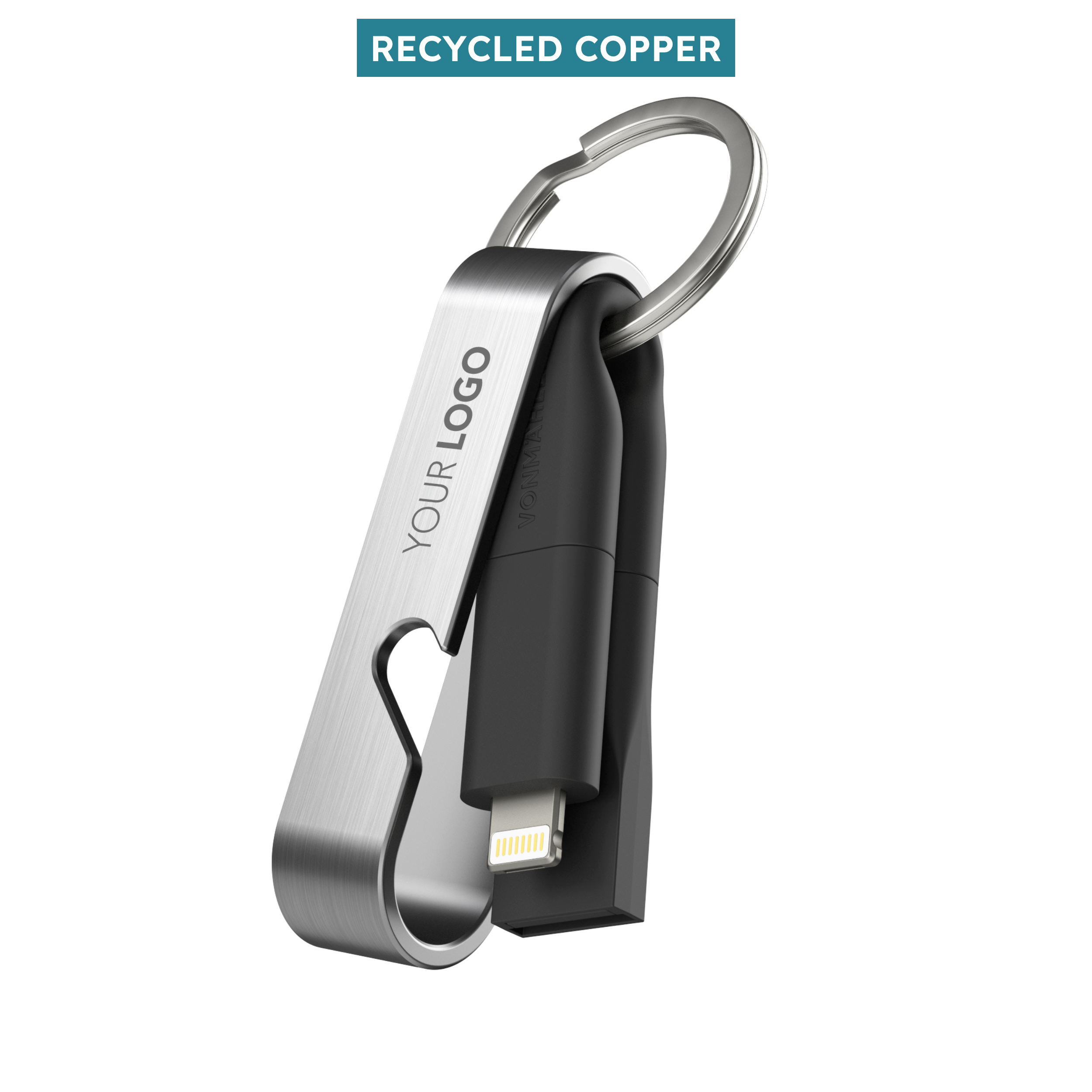 HIGH SIX - 6-in-1 Ladekabel mit Logo