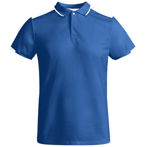 Blaues Tamil Sport Poloshirt für Kinder von Signalshop.de, individuell bedruckbar, ideal für Sport und Bewegung.