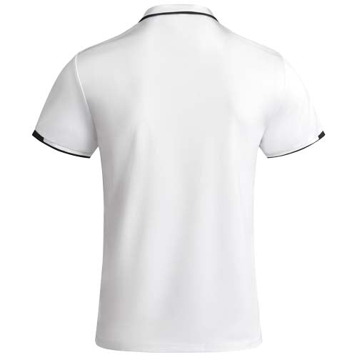 Weißes Tamil Sport Poloshirt für Kinder von Signalshop.de, individuell bedruckbar, Funktionspolo für Sport, Werbeartikel.