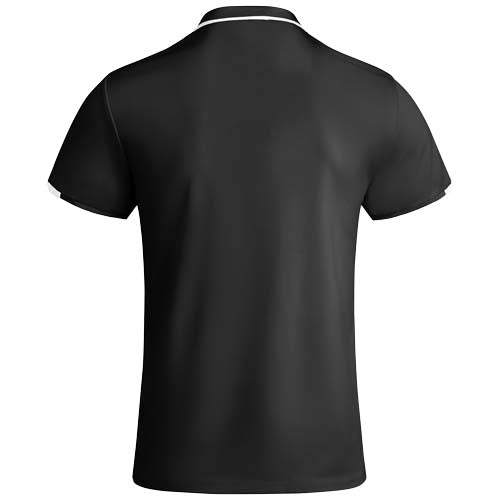 Schwarzes Tamil Sport Poloshirt für Kinder von Signalshop.de, individuell gestaltbar, ideal als Werbeartikel.