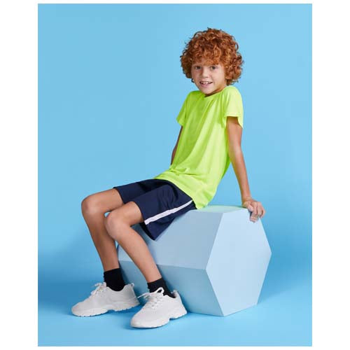 Estoril T-Shirt für Kinder in leuchtendem Grün, individuell gestaltbar mit Logo, erhältlich bei Signalshop.de; Werbeartikel, Werbegeschenke, Werbemittel, Giveaway.