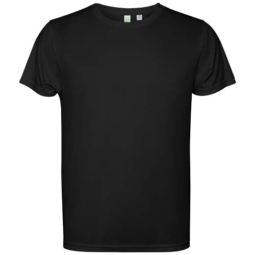 Schwarzes Estoril T-Shirt für Kinder von Roly, individuell gestaltbar mit Logo, erhältlich bei Signalshop.de, Werbeartikel.