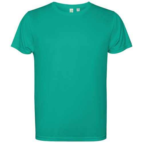 Grünes Estoril T-Shirt für Kinder von Roly, individuell bedruckbar, erhältlich bei Signalshop.de, Werbeartikel, Werbegeschenke, Werbemittel, Giveaway.