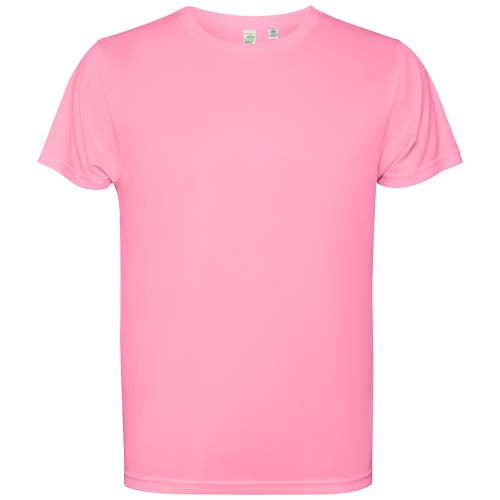 Rosa Estoril Kinder-T-Shirt von Roly, individuell mit Logo bedruckbar, erhältlich bei Signalshop.de als Werbeartikel, Werbegeschenk, Werbemittel, Giveaway.