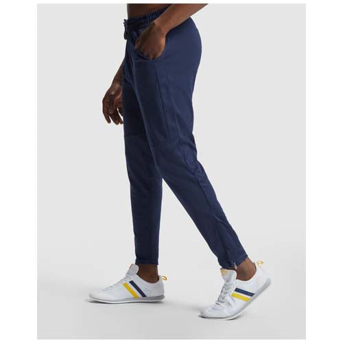 Blaue Neapolis Kinderhose, ideal für Sport, individuell bedruckbar, erhältlich bei Signalshop.de Werbeartikel.